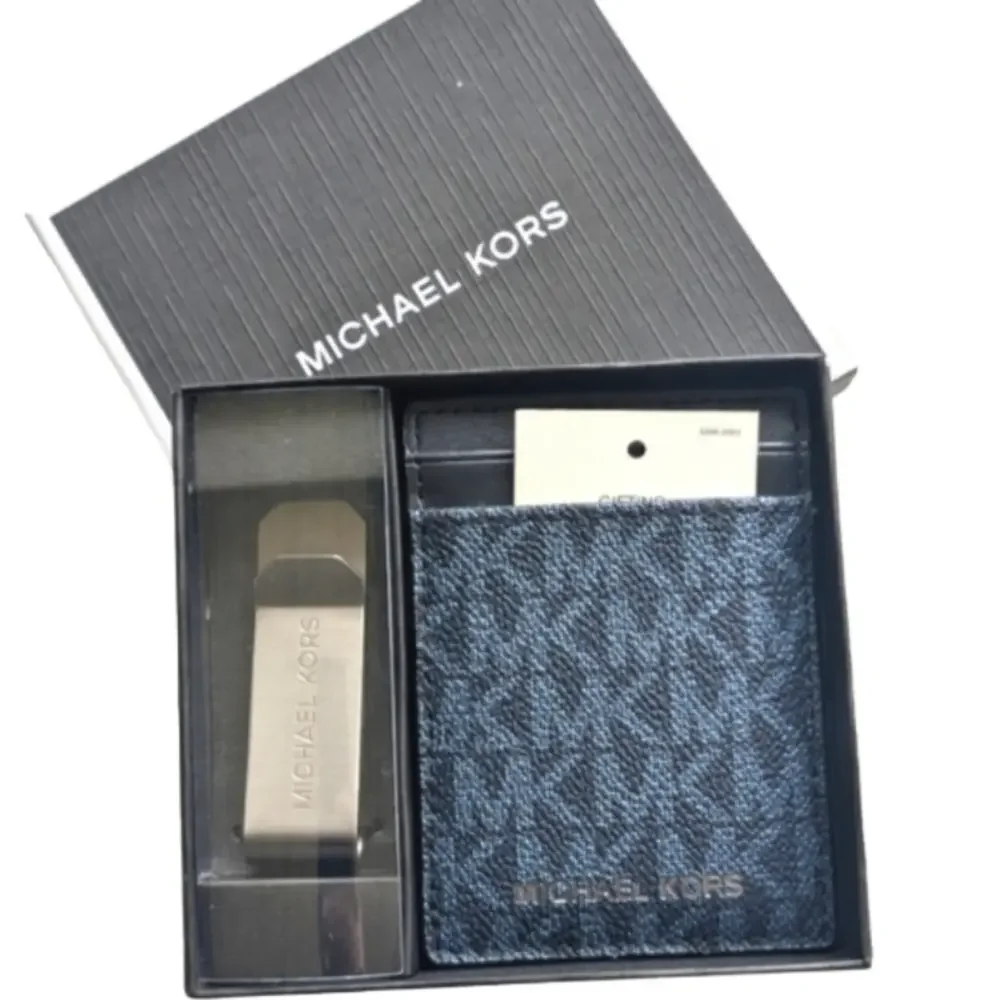 Michael Kors Cardholder & Money clip boxed set giftset box